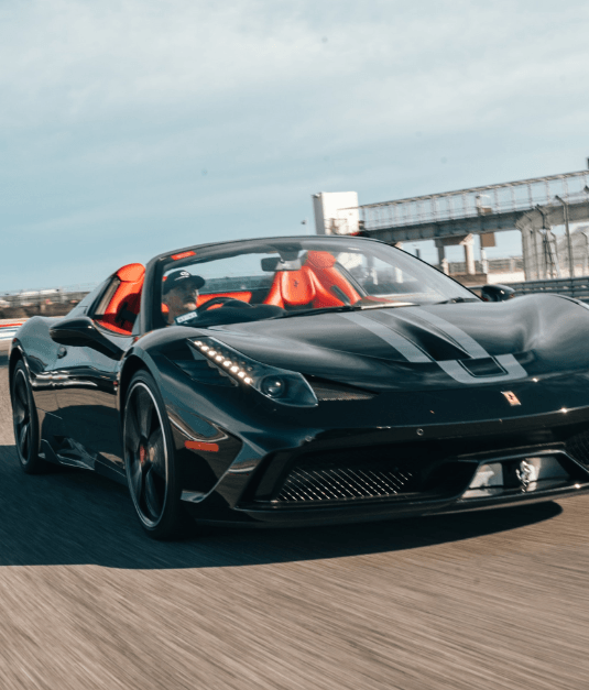 GT on a Formula 1 circuit for an original team building