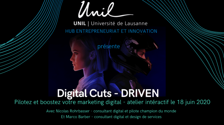 Poster for the Driven presentation at the University of Lausanne